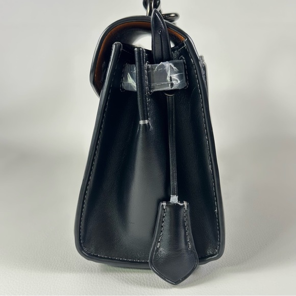 NEW Women’s Coach Black LX RF Sammy 21 Top Handle Bag #2 - Picture 4 of 11